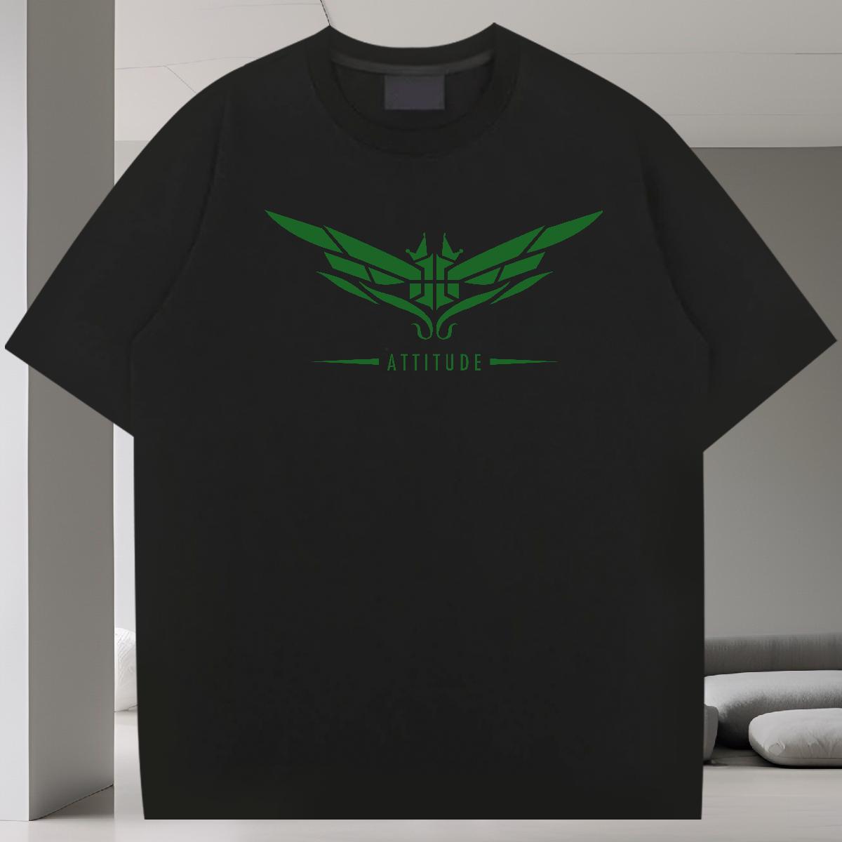 DIY T shirt KOREAN 230g Cotton Floral Print Men Tshirts Home Outdoor Cotton O Neck Short Sleeves 5A Polos