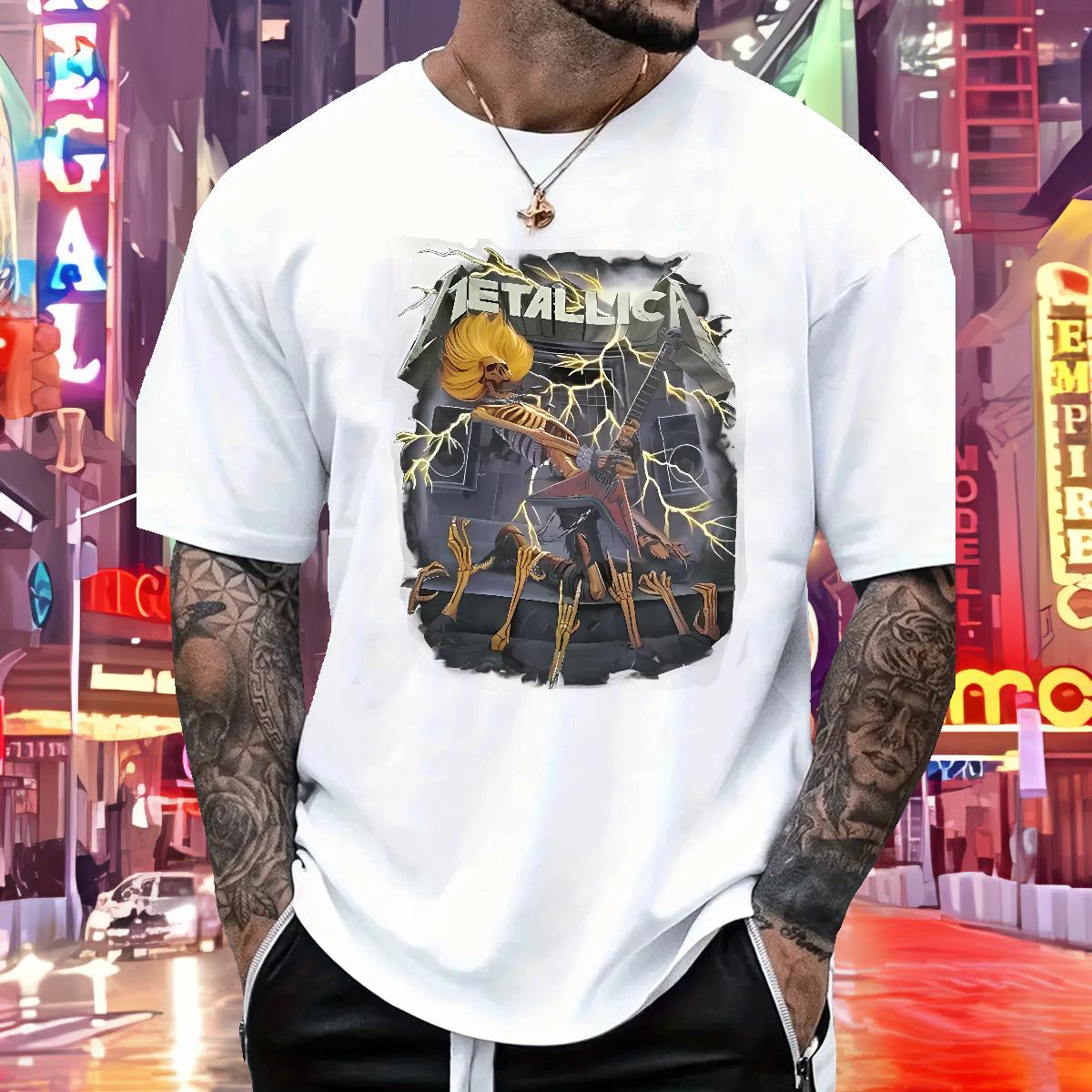 Classic Casual Mens T Shirts fashion 100% Cotton 230g Floral Print Street Casual Men Clothes T-Shirt Cotton Breathable Short Sleeve Designer