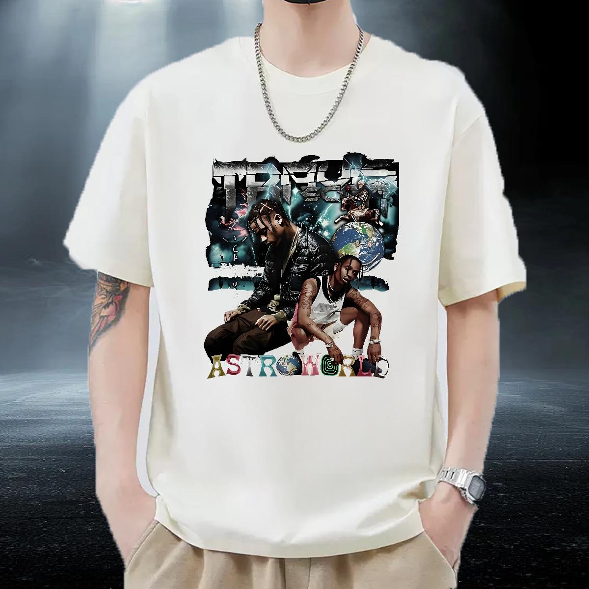 5A T-Shirts Hip Hop Street Crew Neck Cotton Breathable Couples T Shirts Fashion Design DIY Tshirts