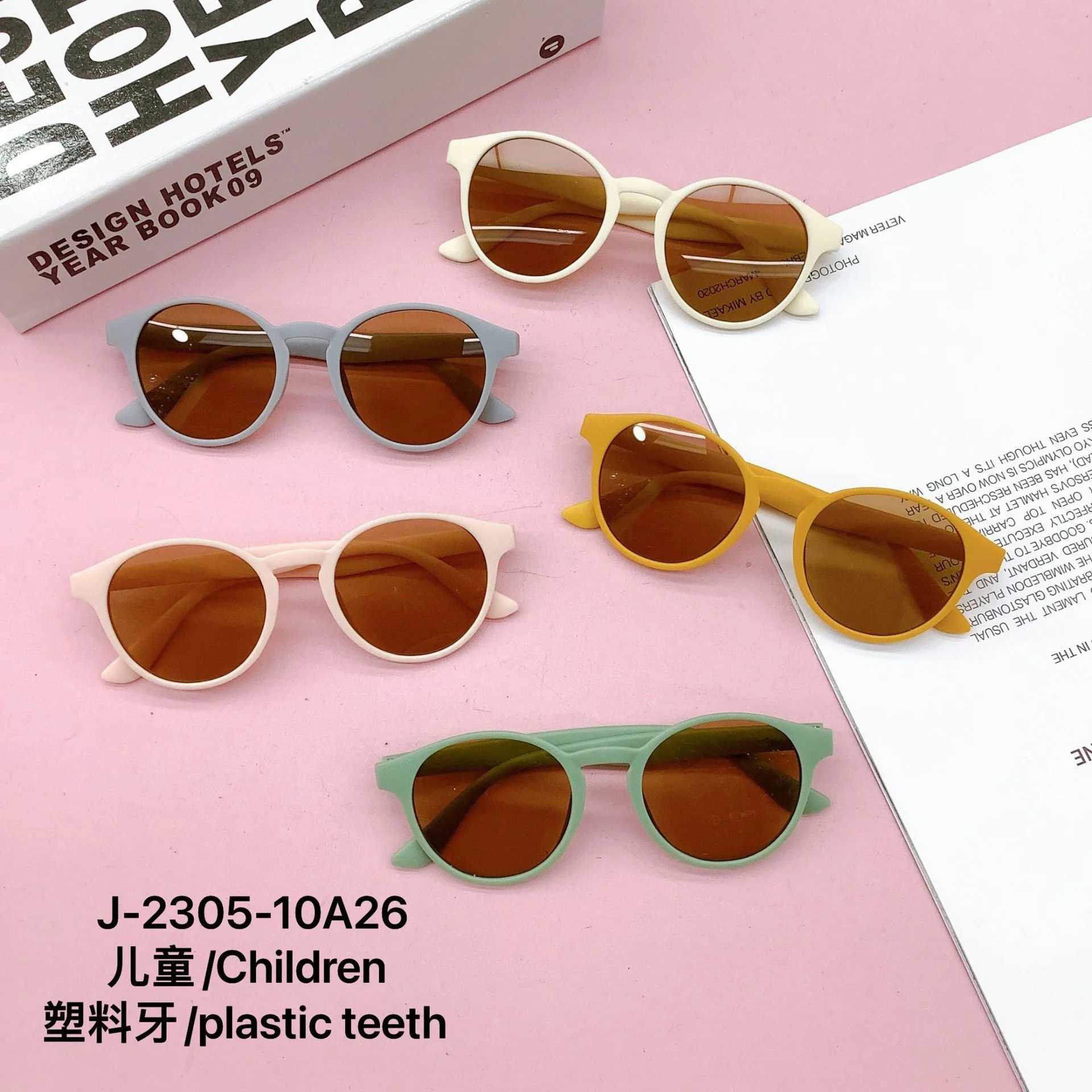 Sunglasses New Childrens Sunglasses Fashion Trend Baby Sunglasses Edition Boys and Girls Glasses
