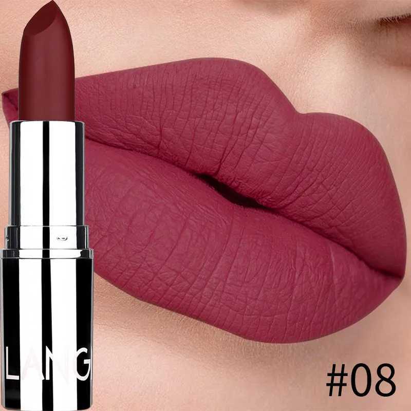 New Matte Lipstick Waterproof Velvet Lips Stick 8 Colors Sexy Non-stick Cup Lasting Make-up Moisturizing Solid Lipstick maquiage zxx240715