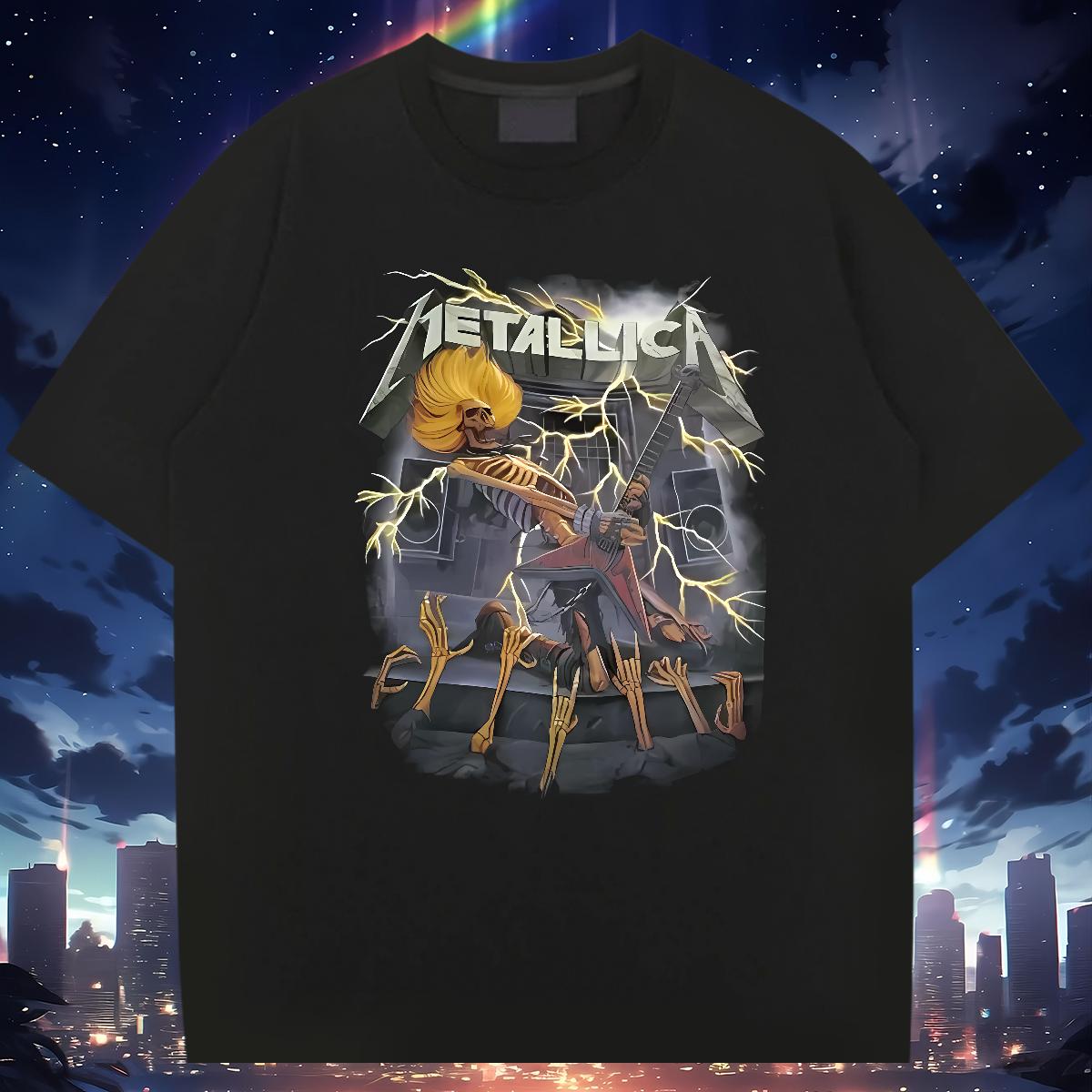 2024 New T-Shirts fashion 100% Cotton 230g Floral Print Outdoor Men Clothes T-Shirt Cotton Breathable Short Sleeve Cool Design