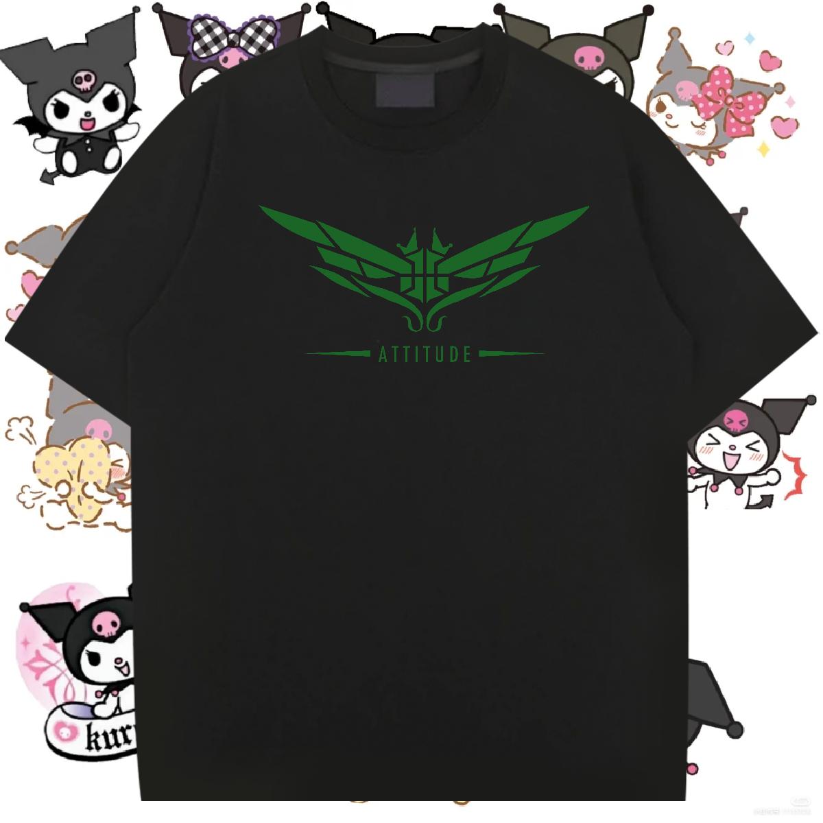 DIY Man T Shirts Wing 100% Cotton 230g Black Oversized Street Casual Men Tshirts Cotton O Neck Short Sleeves Comfortable