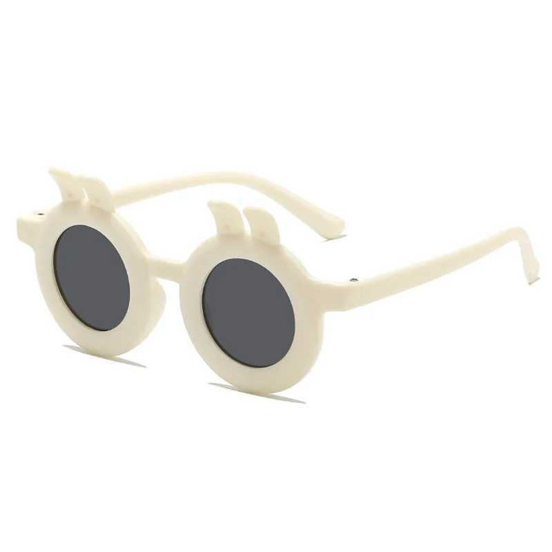 Sunglasses New Fashion Little Ear Rabbit Childrens Sunglasses Photography Ball Childrens Sunglasses Small Circle Baby Glasses