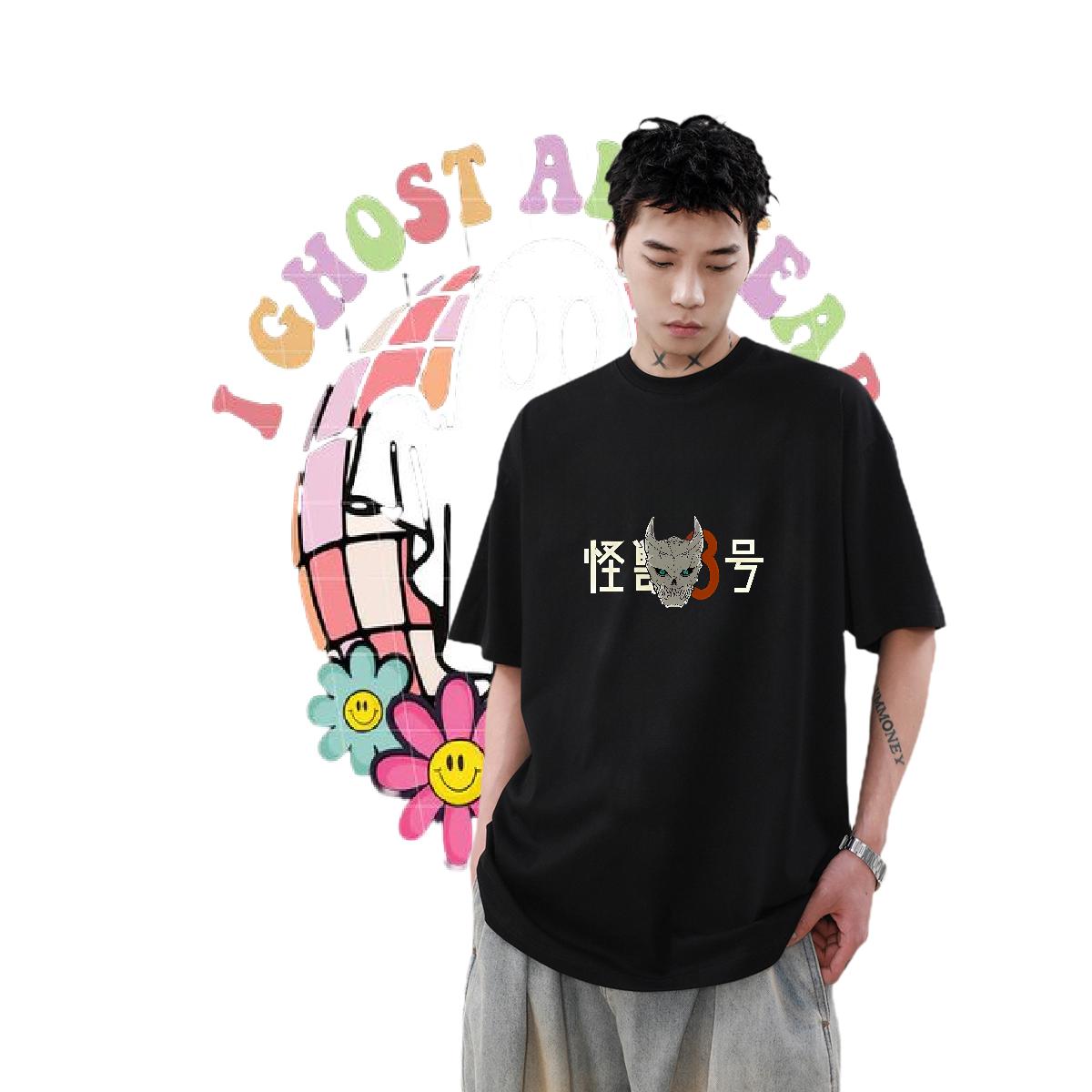 New Arrival T-Shirts Custom Printing Men Tees Outdoor Cotton Breathable Loose Top Tees