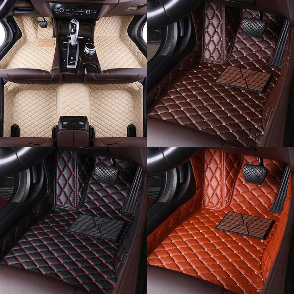 Floor Mats Carpets For Kia Sorento 2018 2017 2016 2015 2014 (5 seats) Car Floor Mats Interior Carpet Waterproof Accessories Decoration Protect Rugs R2