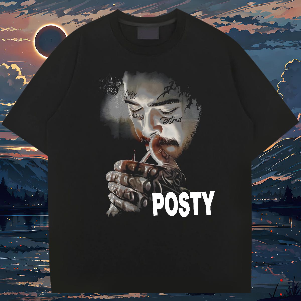 Loose Mens T Shirts ZCY-240626001 230g Cotton Casual Beach Short Sleeve Cotton O-Neck Men Tops Tees Fashion New Graphic Tops Shirt