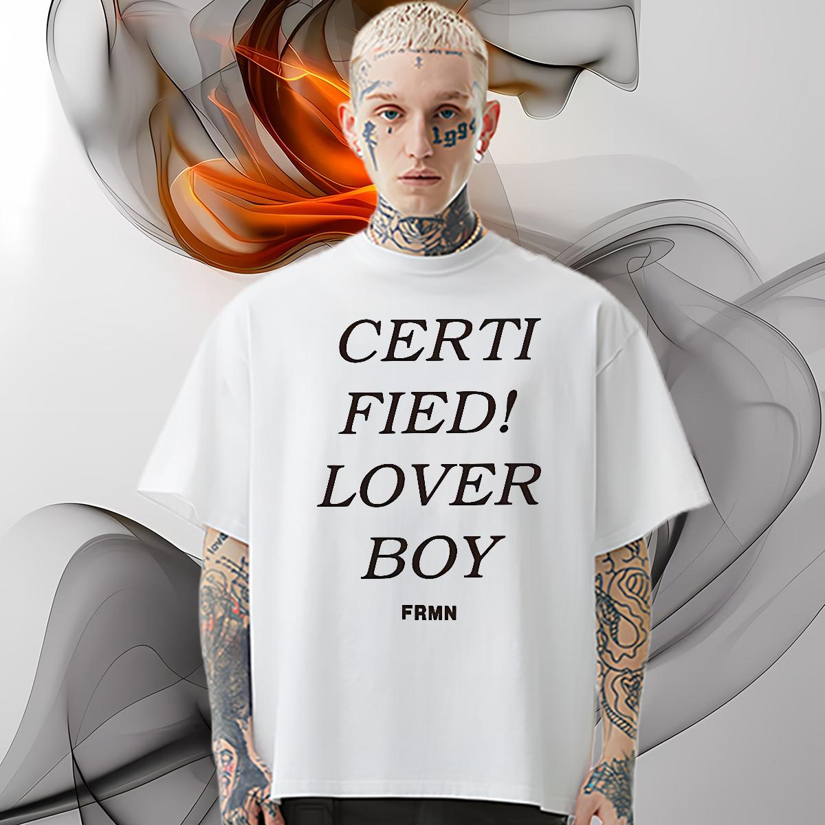Brand Tshirt for Man Woman fashion 230g Cotton Short Sleeve Cotton O-Neck Home Outdoor Men T Shirts Anime Customized Tops Tees