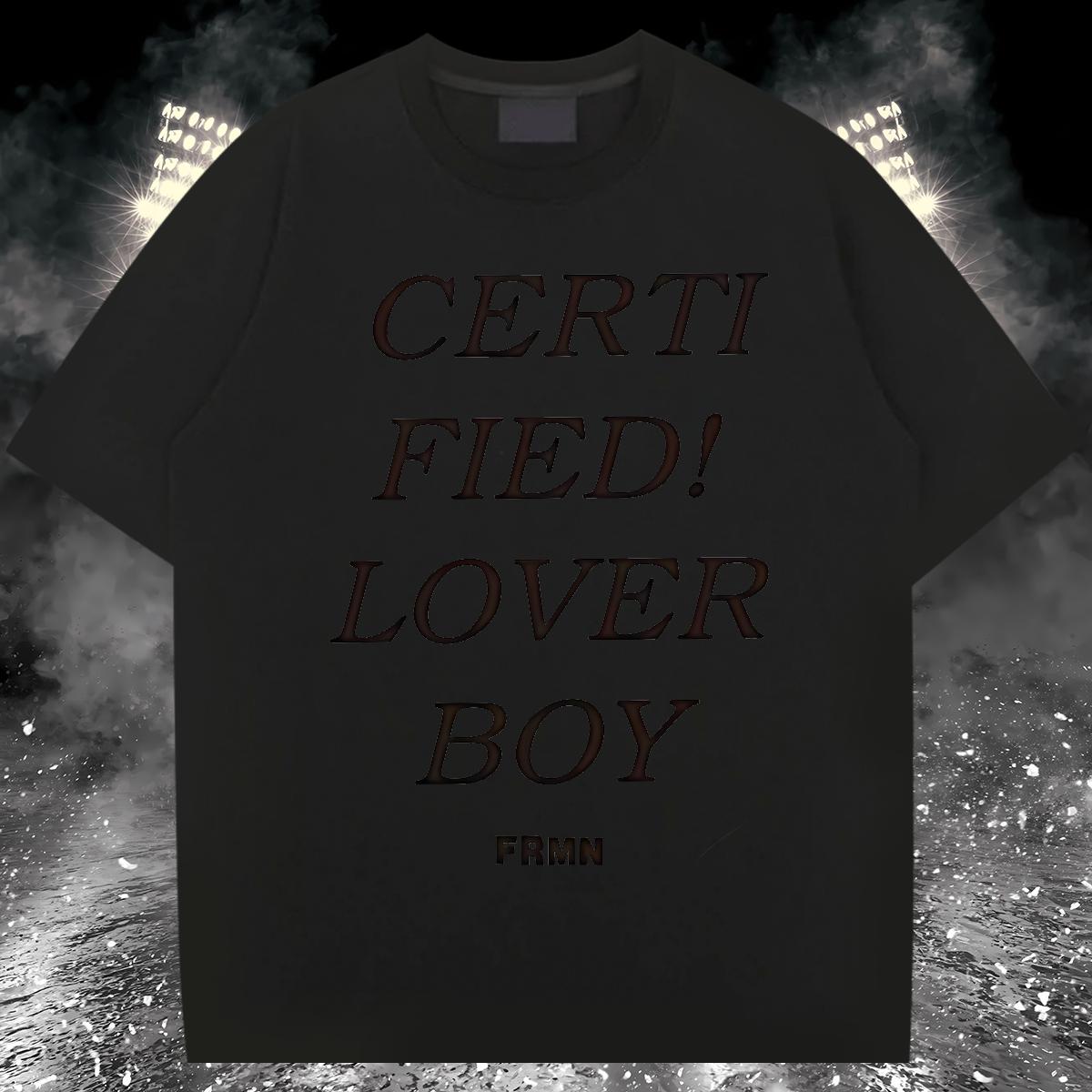 Popular Men Tops Tees fashion 100% Cotton 230g Cotton Breathable Soft Sport Mens T Shirts Cartoon Print Fashion Design Wear