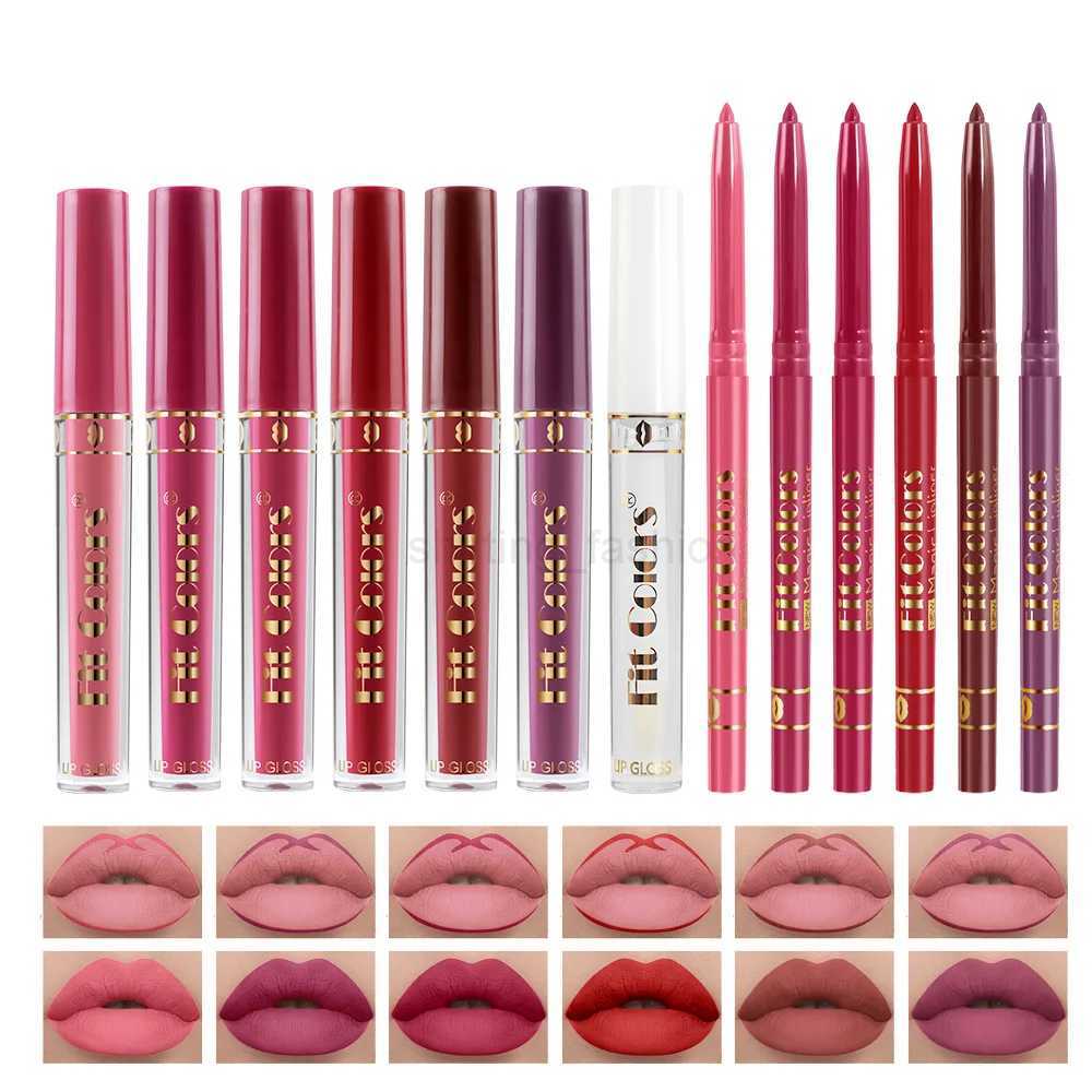 Fit Colors 6+7 Lip Liner Pencil Case Matte non-stick cup Hook Lip pencil is waterproof and does not easily decolor lip glazeCL240716
