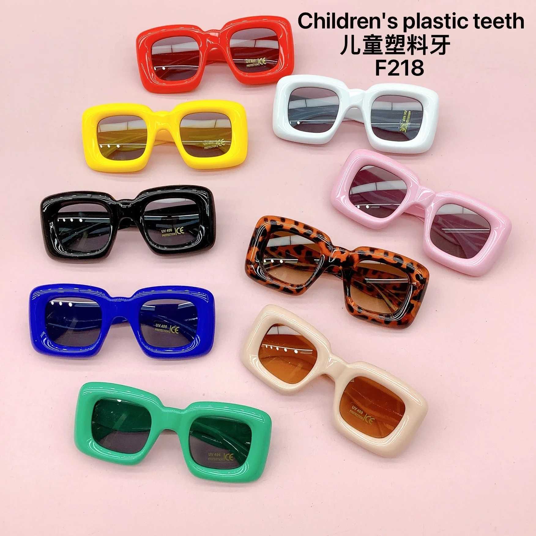 Sunglasses 2023 new fat box fashion personality net red style childrens sunglasses concave style sunglasses