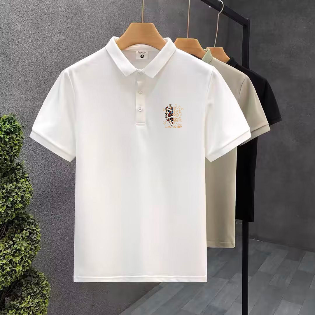 Luxury Italian Designer Men's Polo Shirts - 2020 Short Sleeve Summer Fashion Tops | M-4XL