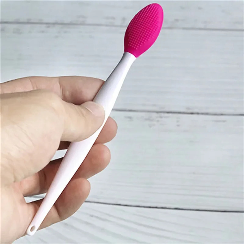 5-color silicone multifunctional face brush exfoliating blackhead cleaning brush lip cleaning tool professional beauty tool 240715