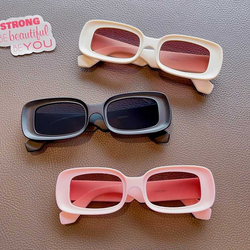 Sunglasses 2024 New Children Fashion Sunken Oval Sunglasses Girls Boys Beautiful Colors Outdoor UV400 Protection Sunglasses Kids Sunglasses