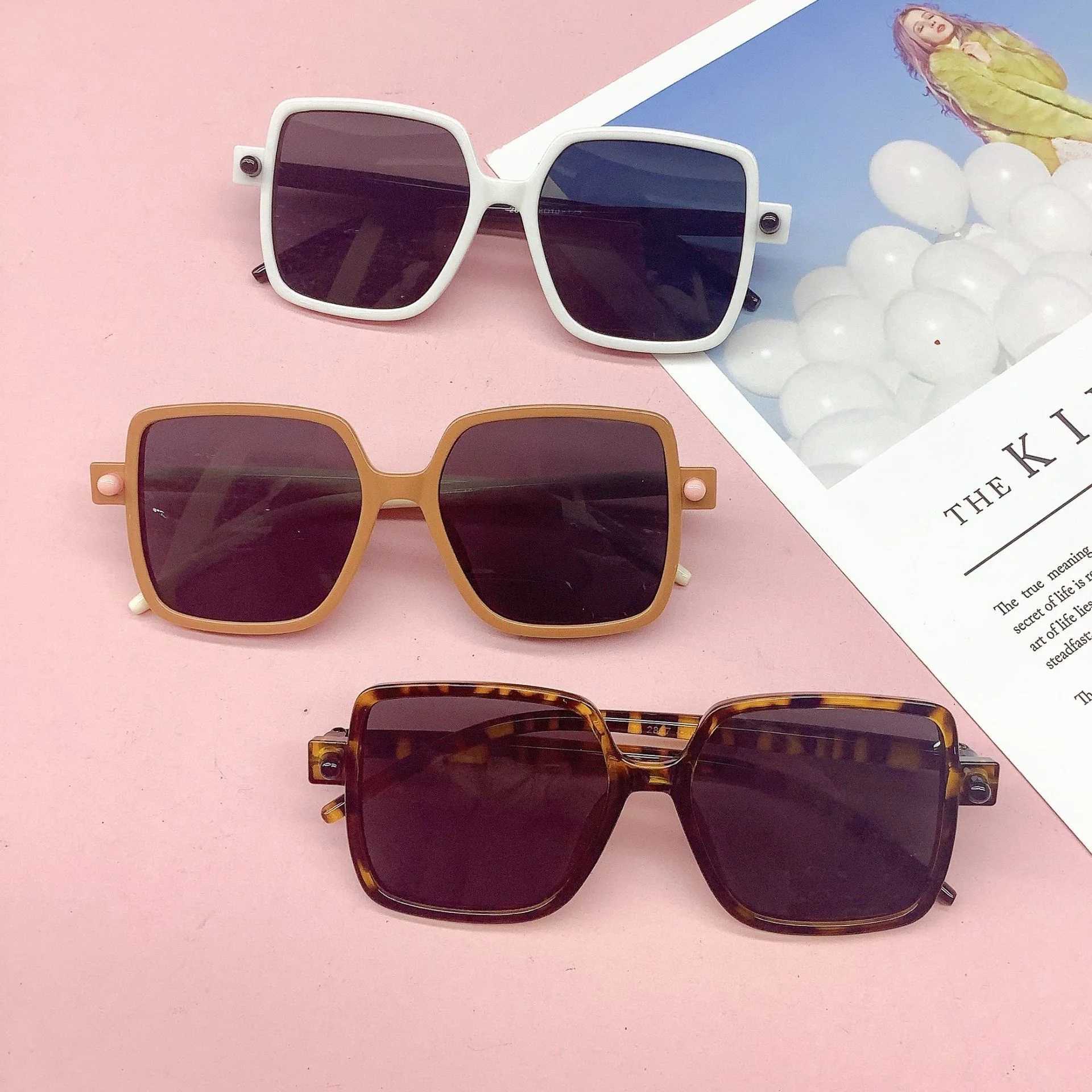 Sunglasses Fashion travel anti-ultraviolet baby sunglasses trend childrens sunglasses concave shape shading