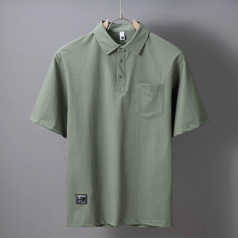 2024 Summer New Men's Polo Shirt Made of Pure Cotton, Simple and Versatile, Casual POLO Neck T-shirt for Men