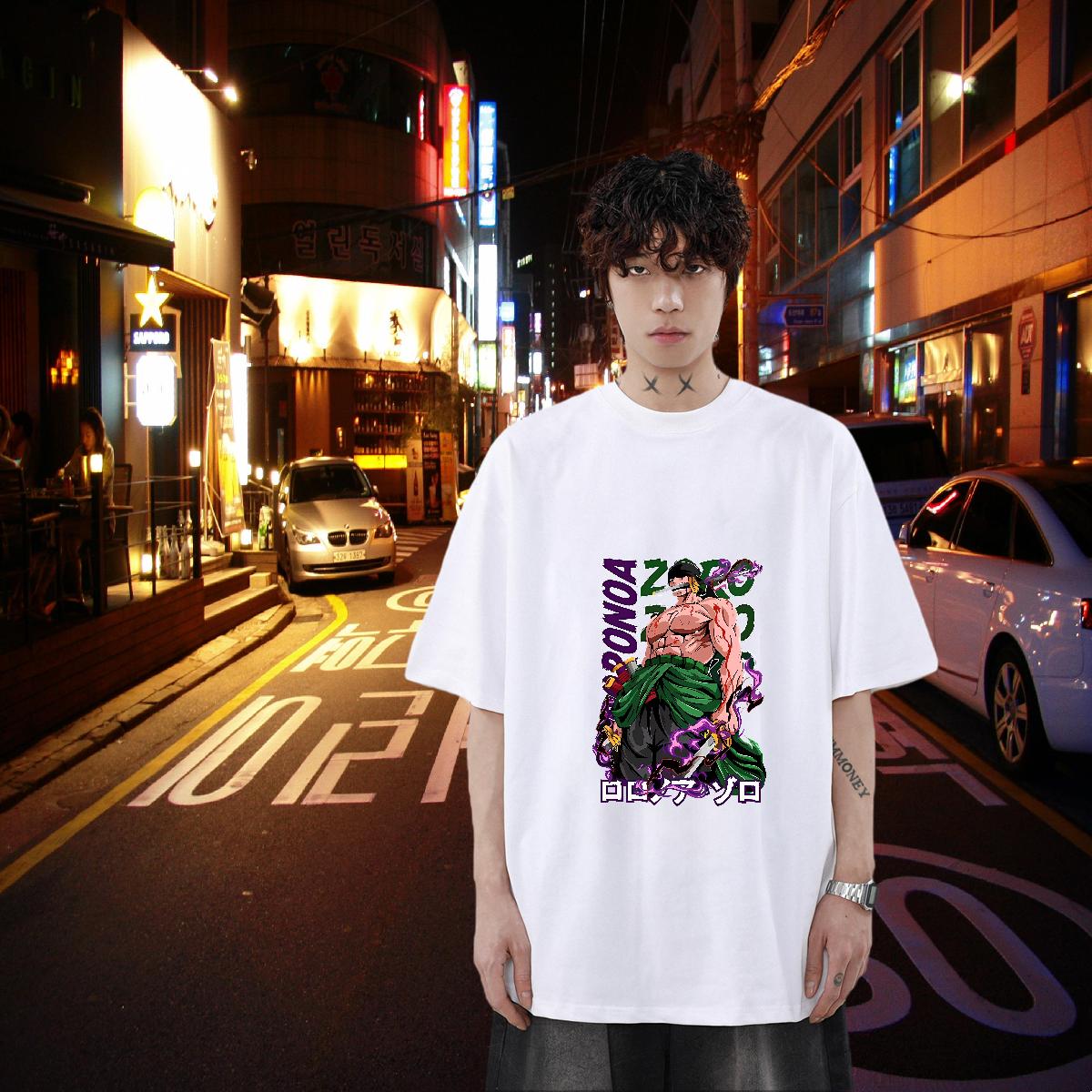 High Quality Man T Shirts Casual Beach 180g Cotton Men Tshirts Brand Cartoon Print Tees