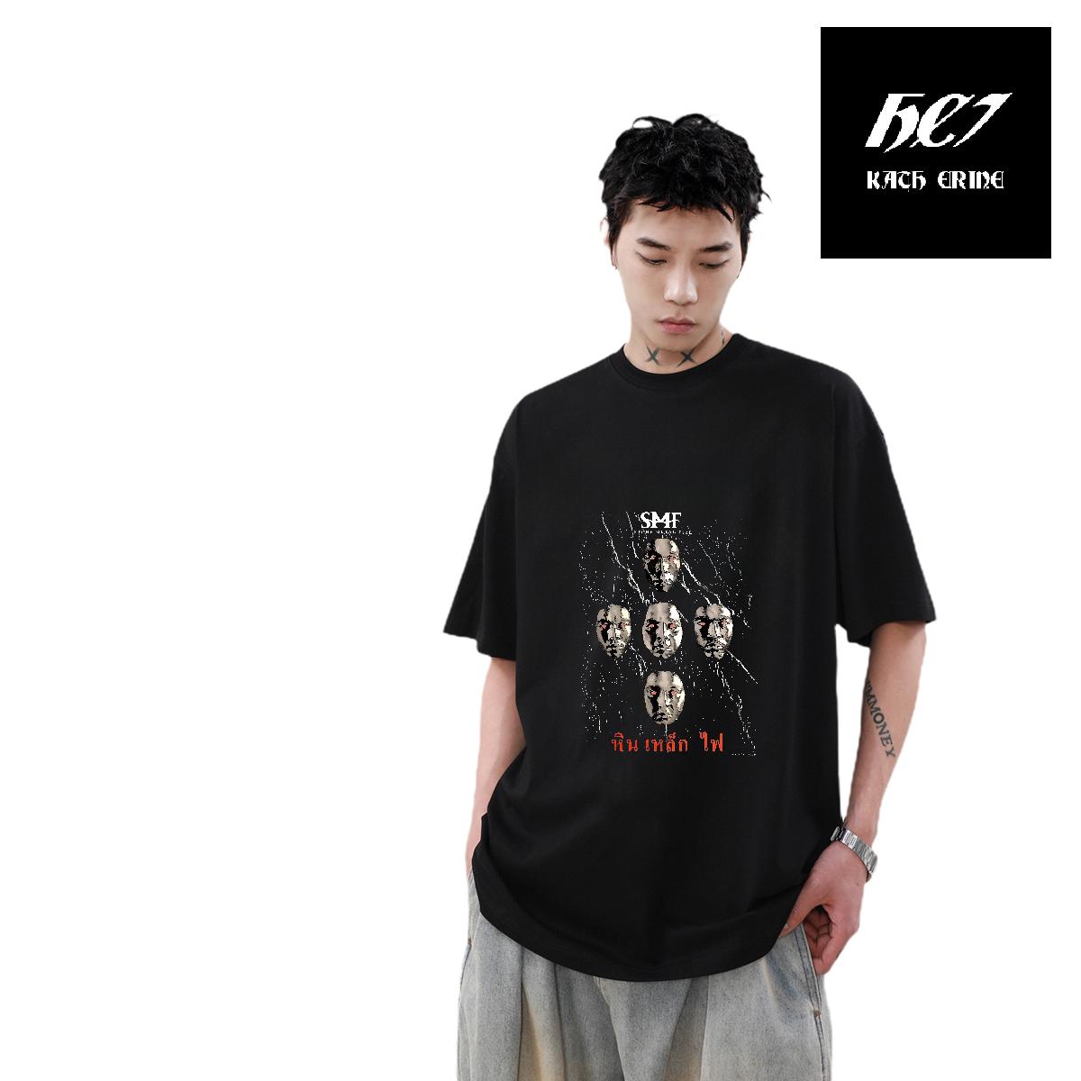 Classic Men Tees Breathable Short Sleeve High Street Hip Hop Man T Shirts Oversized S-3XL Fashion Designer Tshirts