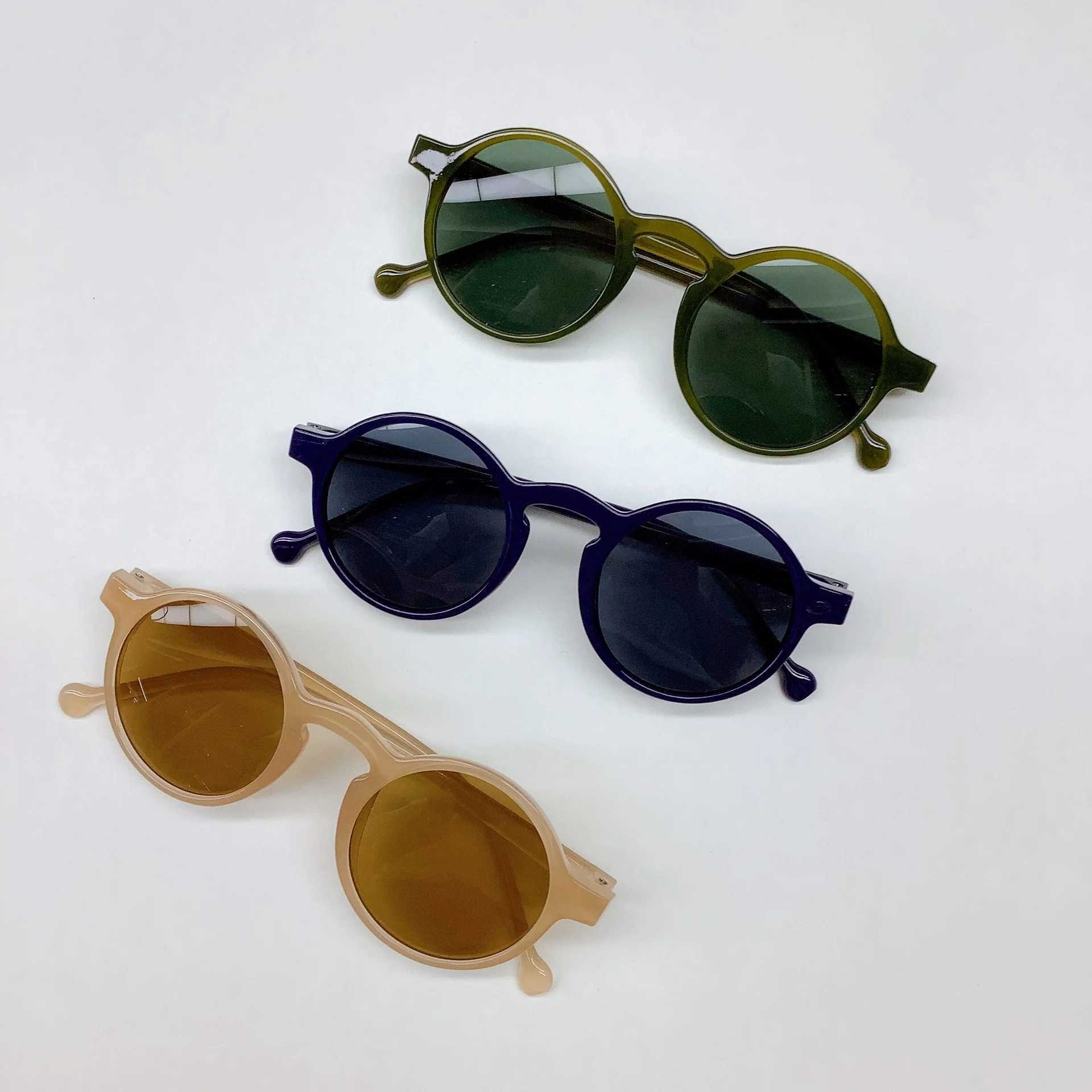Sunglasses new childrens sunglasses Fashion Trend personality street photography childrens Sunglasses baby anti ultraviolet glasses