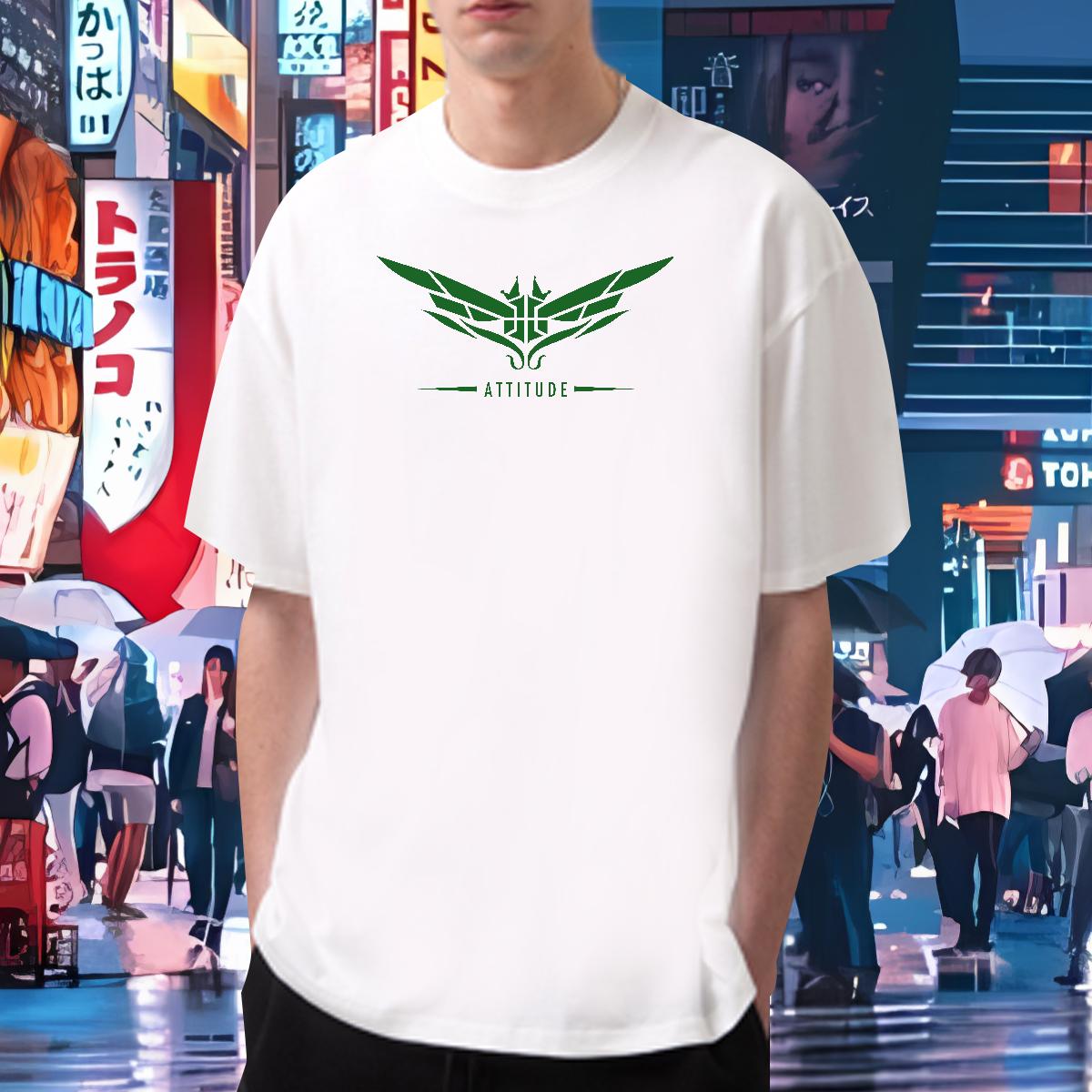 Fashion T shirt Wing 230g 100% Cotton Oversized 4XL Street Casual Tshirt for Man Woman Short sleeve Cotton Soft 5A