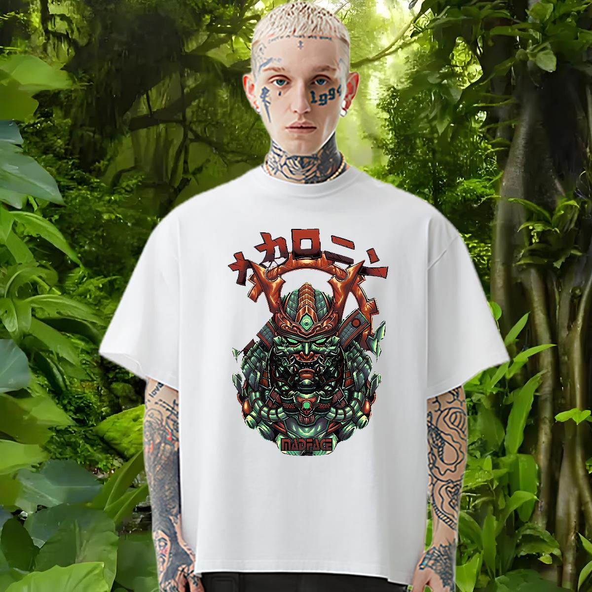 2024 Summer Men T Shirts fashion 100% Cotton 230g Custom Cartoon Men Tees Casual Cotton Breathable High Quality Clothes