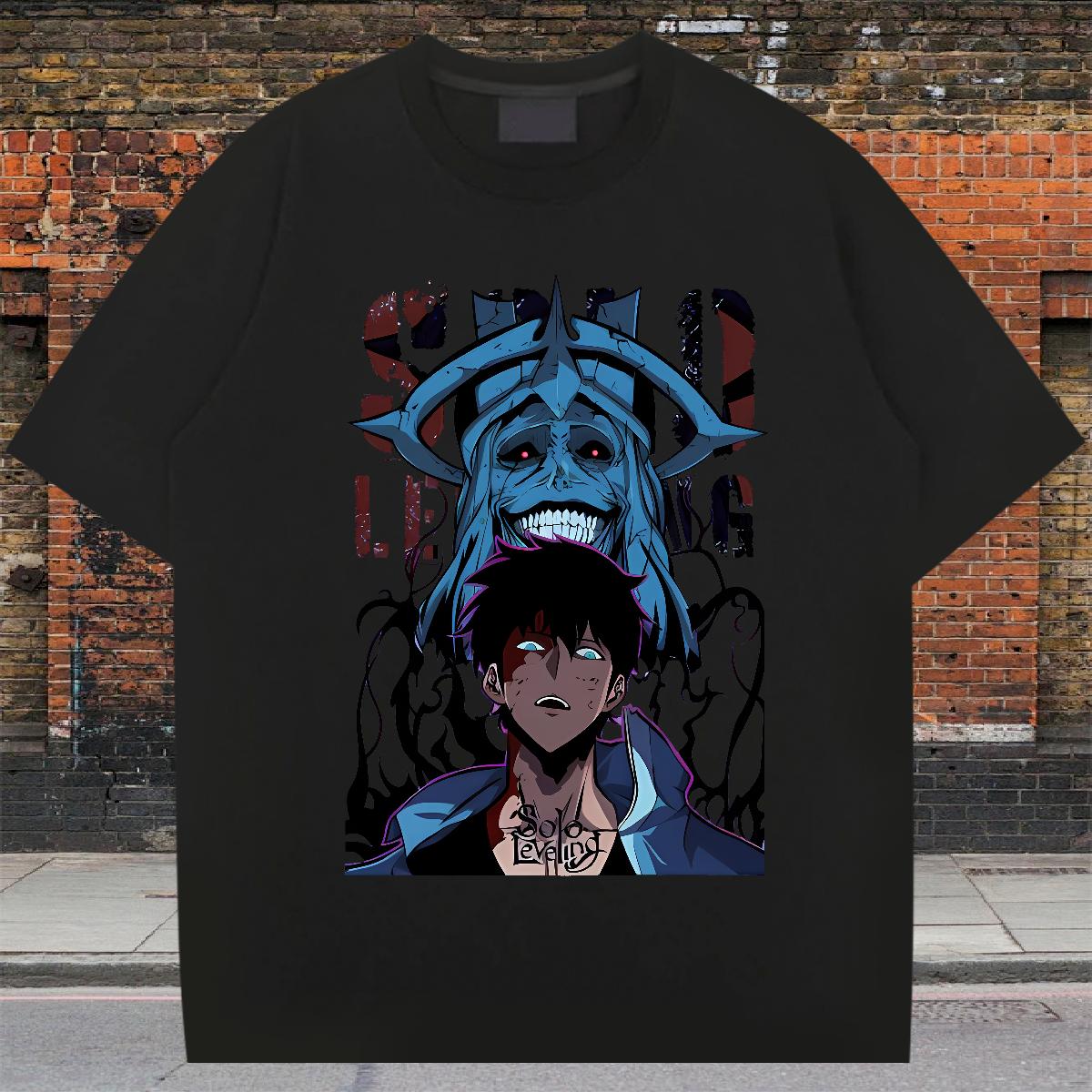 High Quality Men T Shirts fashion 230g Cotton Hip Hop Street Breathable Crew Neck Couples T Shirts 2024 Anime Clothings