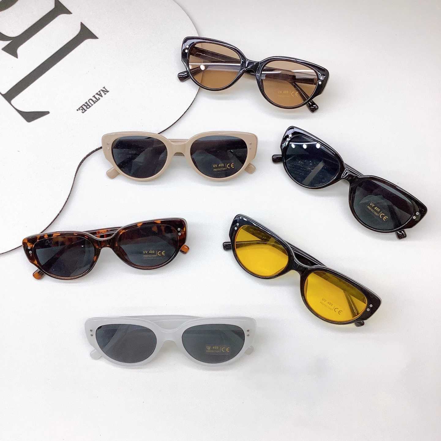 Sunglasses New Childrens Sunglasses Fashion Cute Boys and Girls Sunglasses Trend Baby Sunshade and UV Protection Glasses