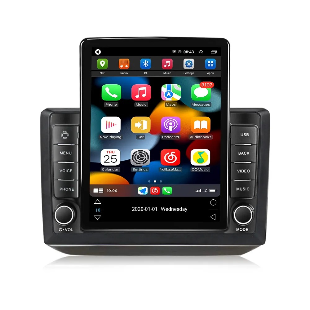 Car Video Radio Multimedia Video Player Android 2din Stereo for Skoda Fabia 2 2007-2014 Tesla Style Navigation GPS 2 Din BT