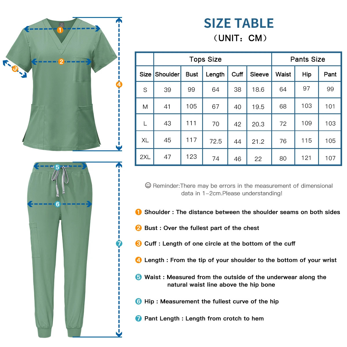 est Nursing White Doctor Nurse Uniforms Women Men Scrubs Set Clothing Beauty Salon Workwear 240715