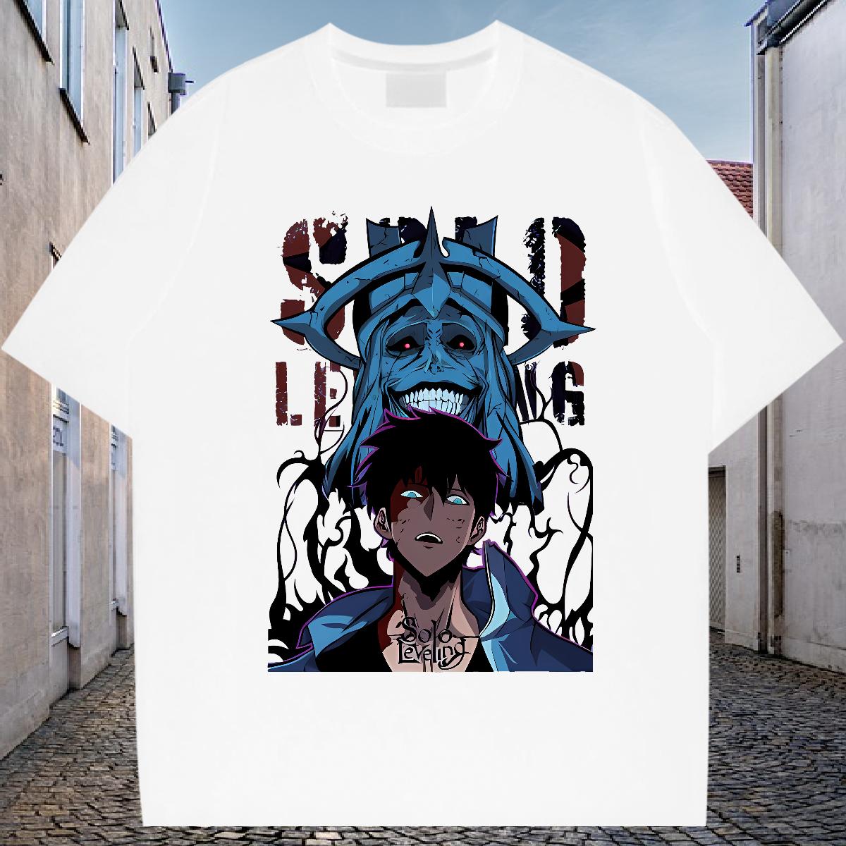 Cool Men T Shirts fashion 100% Cotton 230g Beach Round Neck Short Sleeve Men Clothes T-Shirt 2024 Cartoon Printing S-4XL Tshirts