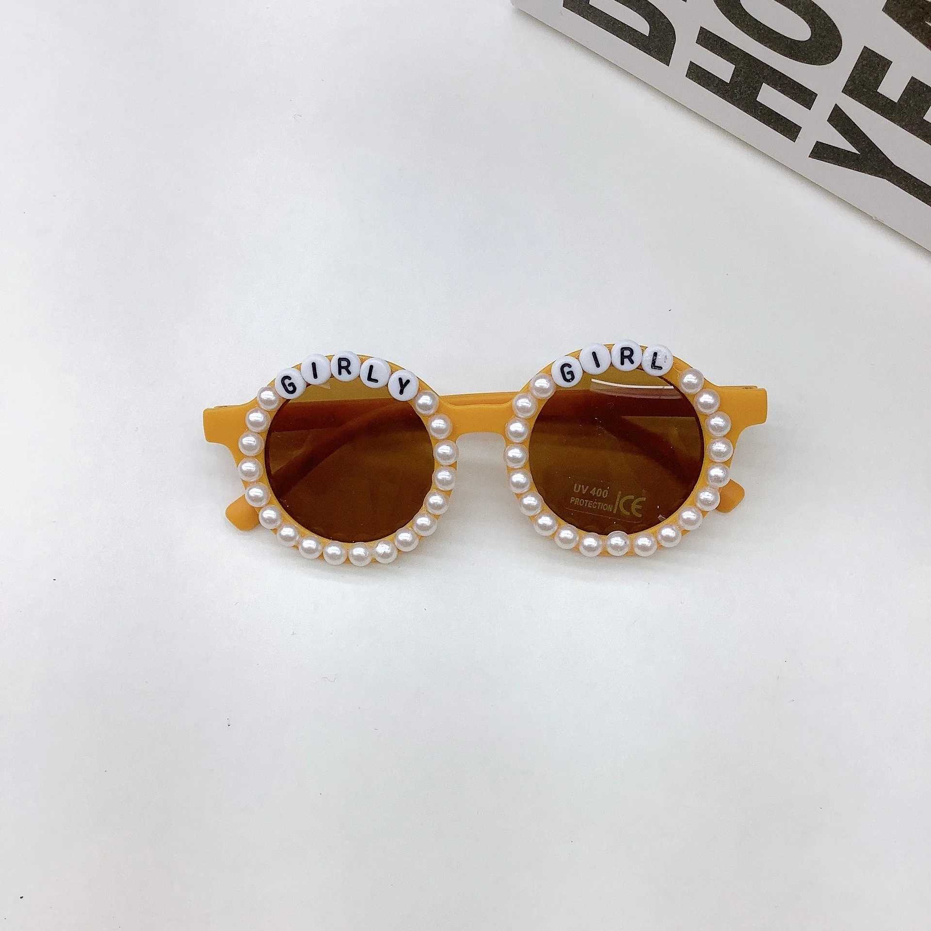 Sunglasses New fashionable DIY childrens sunglasses with concave shape baby sunglasses and UV resistant sun visors