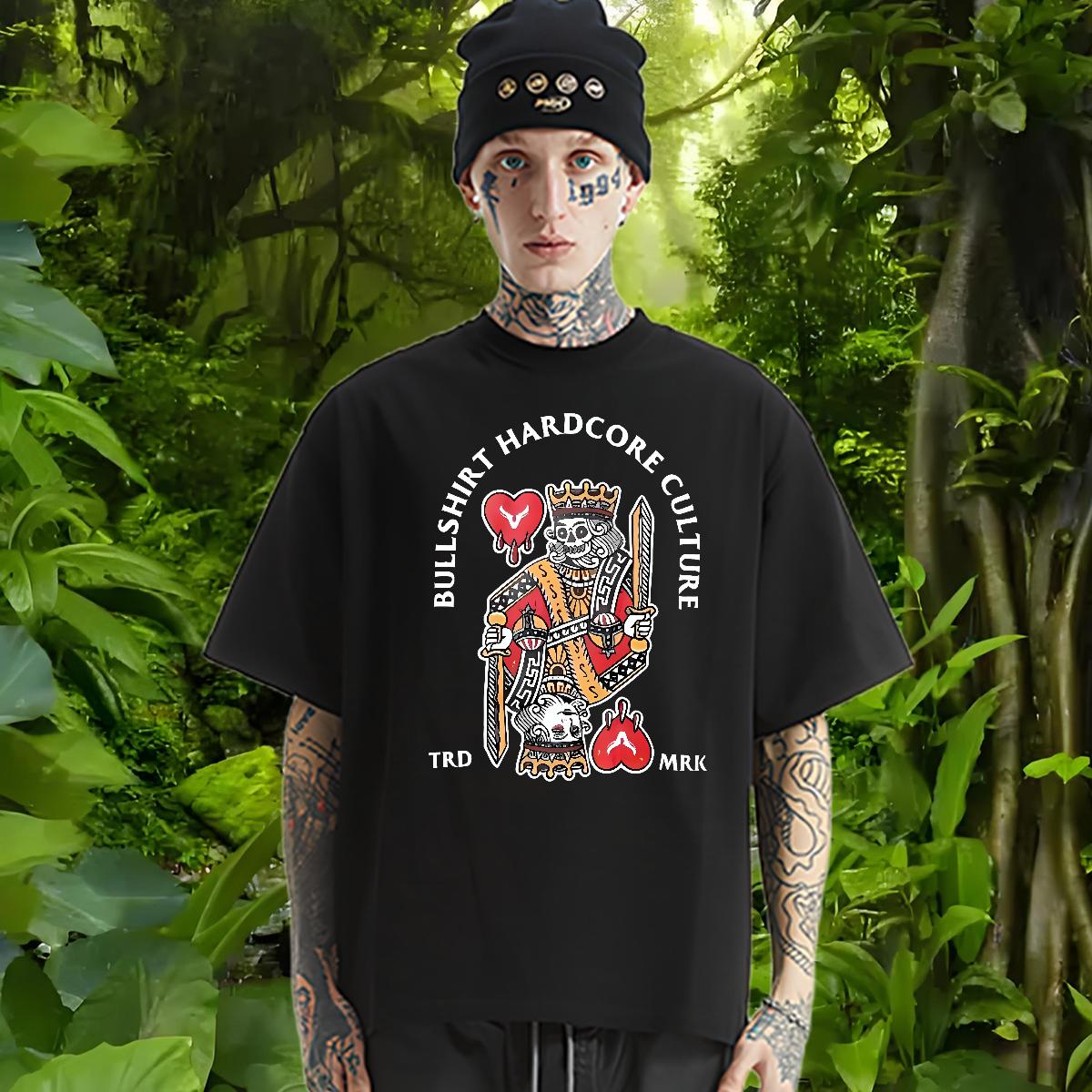 Wholesale T-Shirts for Men fashion 100% Cotton 230g DIY Printed Tshirt for Man Woman Street Casual Crew Neck Cotton Loose Fit Tee Shirt