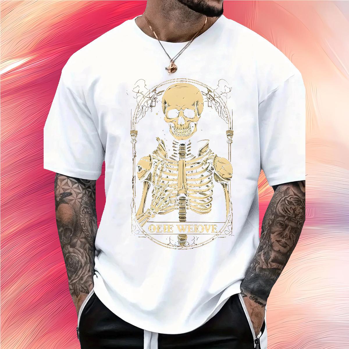 Cool Design T Shirt For Man CY-240704056 230g Cotton Casual Daily Wear Cotton Breathable Short Sleeve Tshirts Factory Direct Graphic Tees Shirts