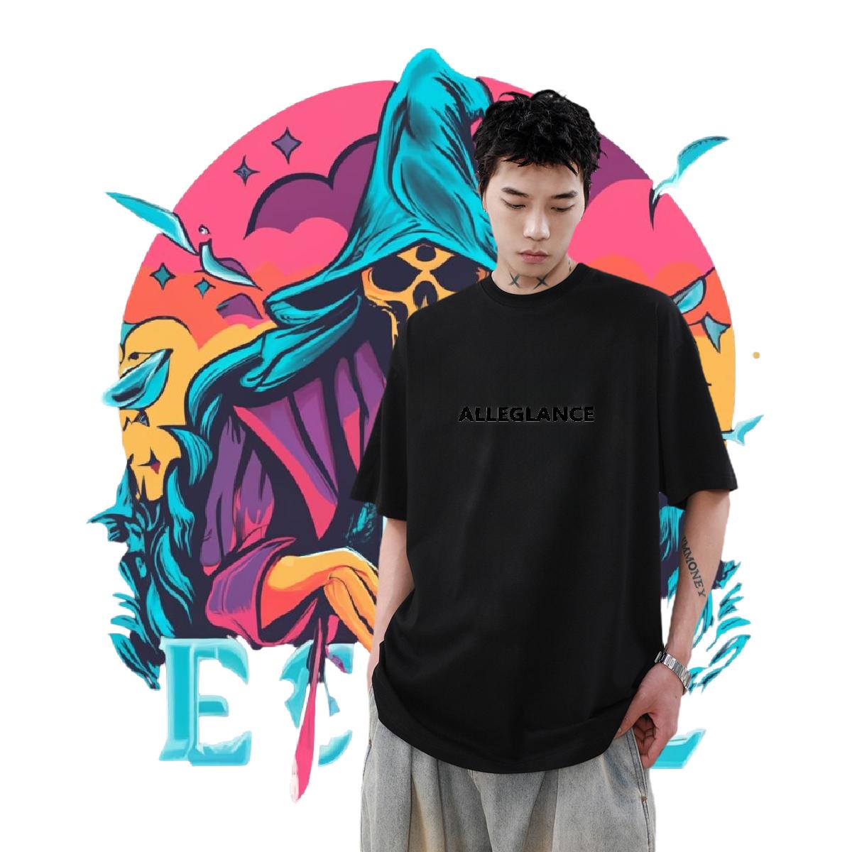 Custom T Shirt For Man Anime Street Men Tops Tees Crew Neck Cotton Breathable Classic