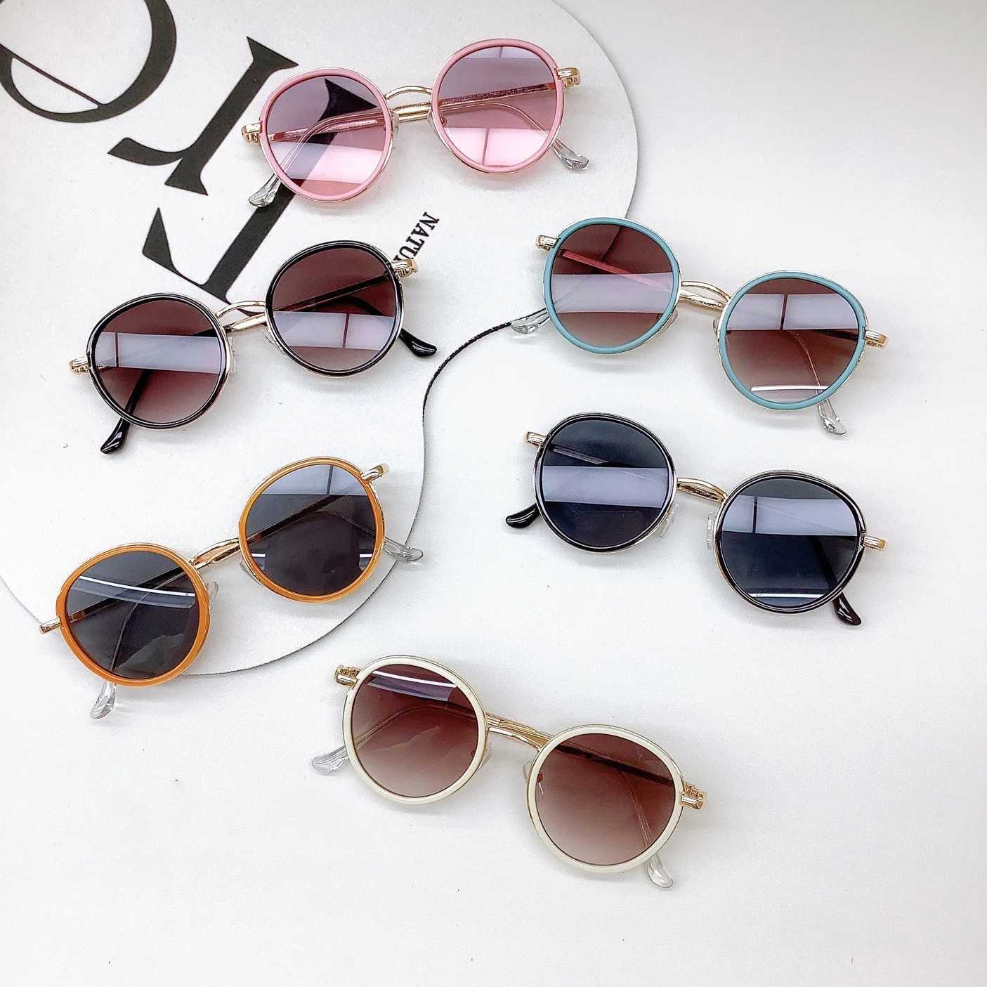 Sunglasses Fashionable childrens sunglasses cute baby sunglasses sun protection sun shading concave shape wear with childrens