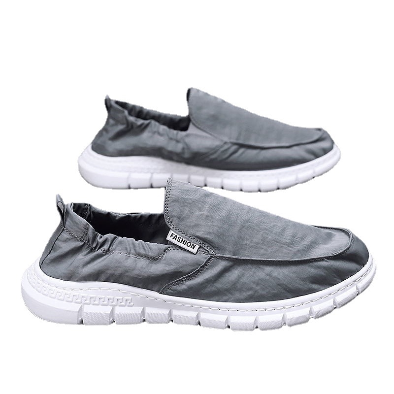 Men's summer breathable one foot lazy work old Beijing cloth cross-border men's casual board shoes
