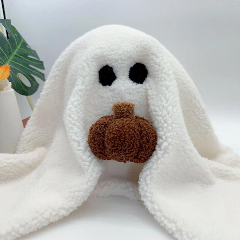 Pillow Sofa Pillows Cute Gus The Ghost With Pumpkin Plush Back Kawaii Baby For Halloween Party Decorations Gift