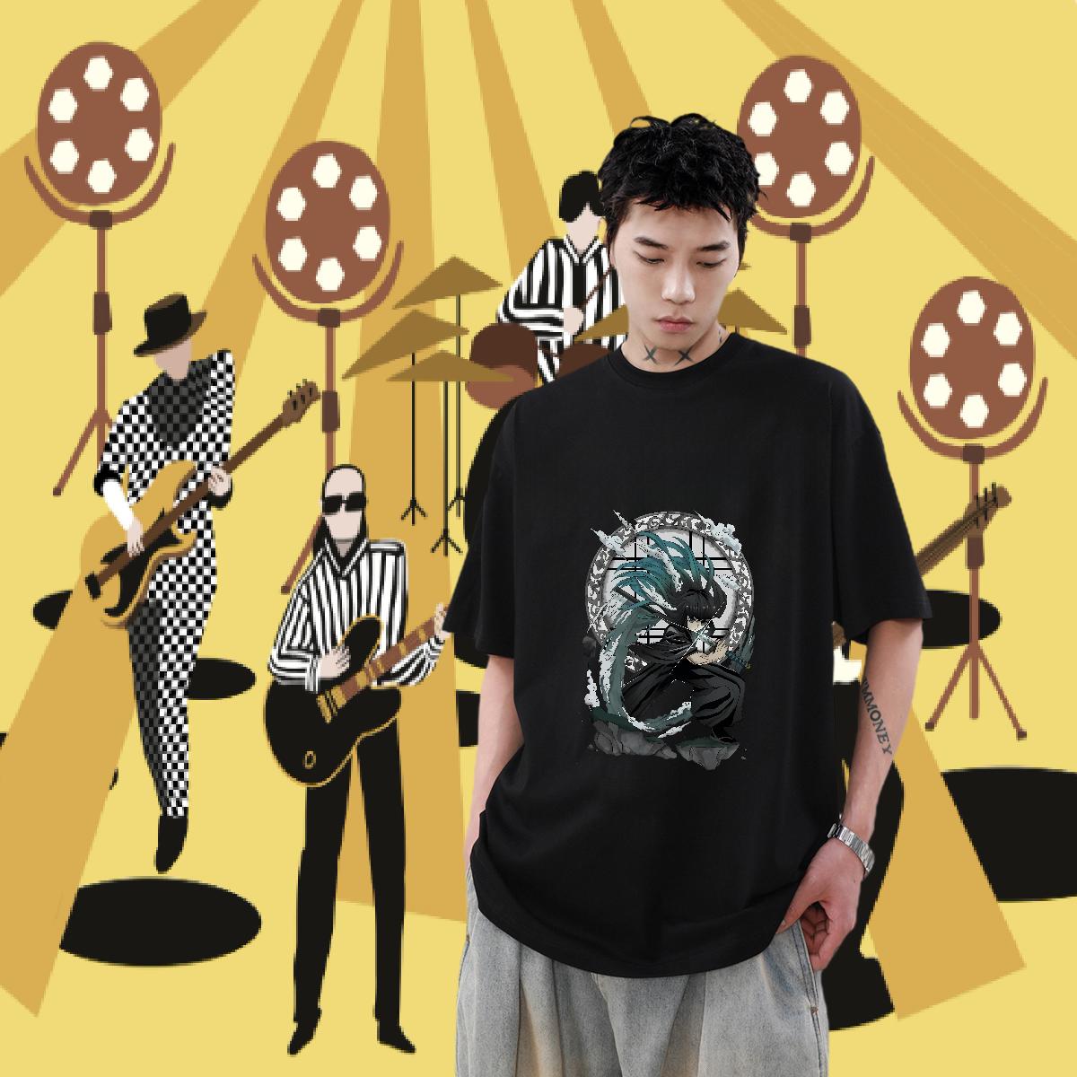 New Designer T Shirts Men Oversized S-3XL Street Casual Mens Tshirts 180g Cotton Unisex