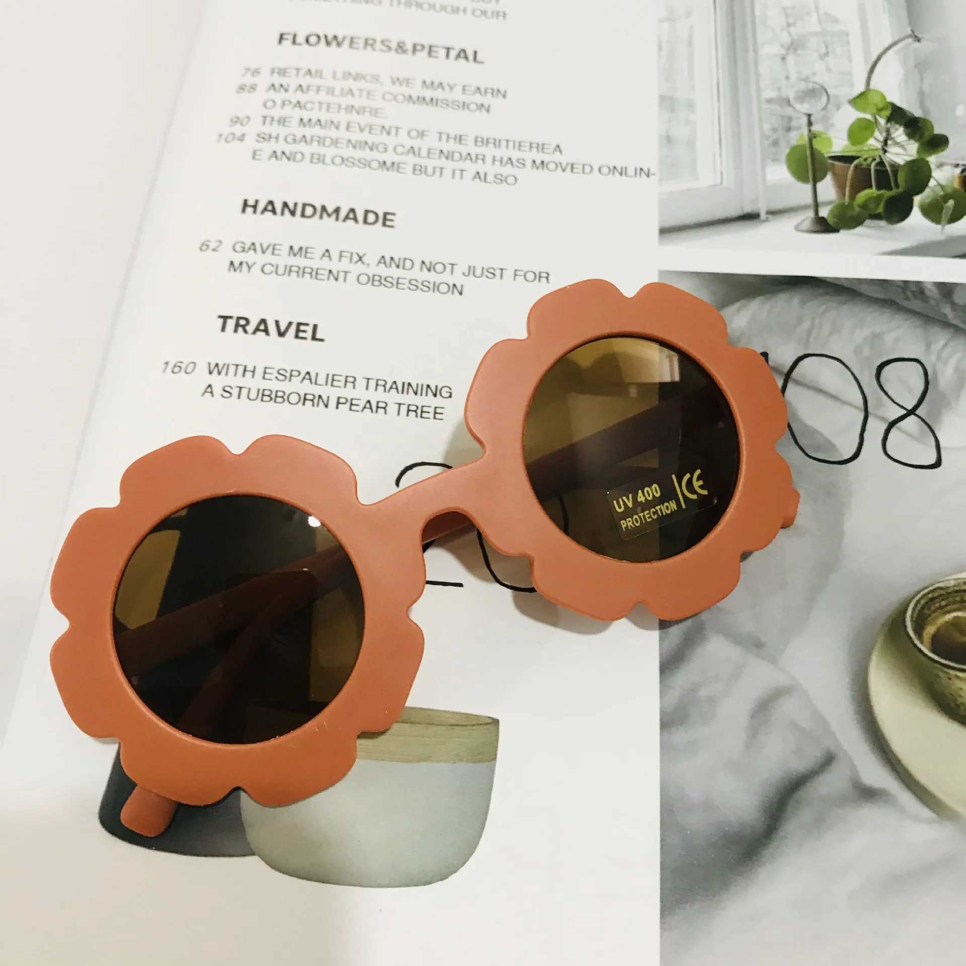 Sunglasses 2023 New Cute Childrens Frosted Glasses Color Series 1-8 Year Old Baby Sunglasses Childrens Sunglasses G0P1