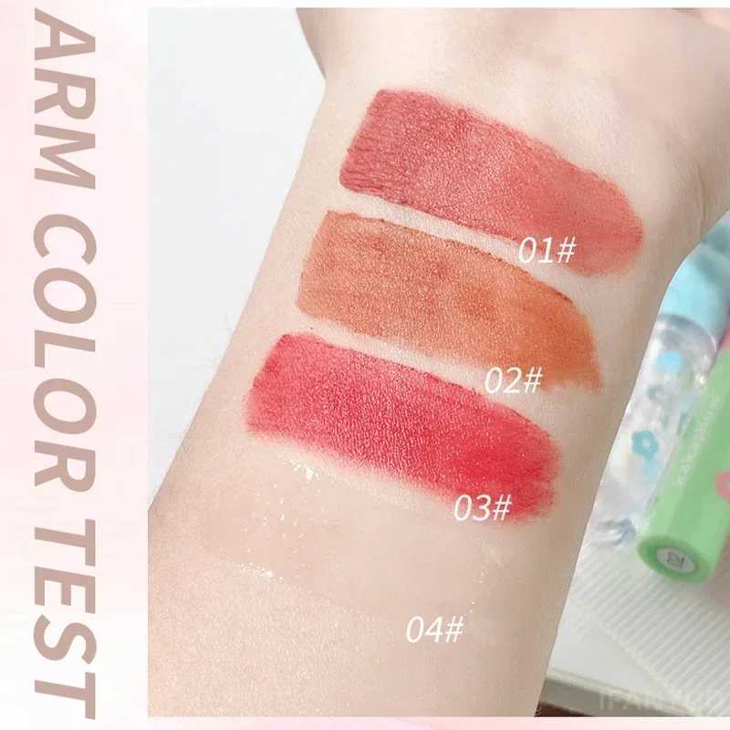 Cute Lipgloss Korean Matte Velvet Lip Gloss Long Lasting Waterproof Lipstick Moisturizing Lip Makeup tint Korean Cosmetics NEW zxx240715