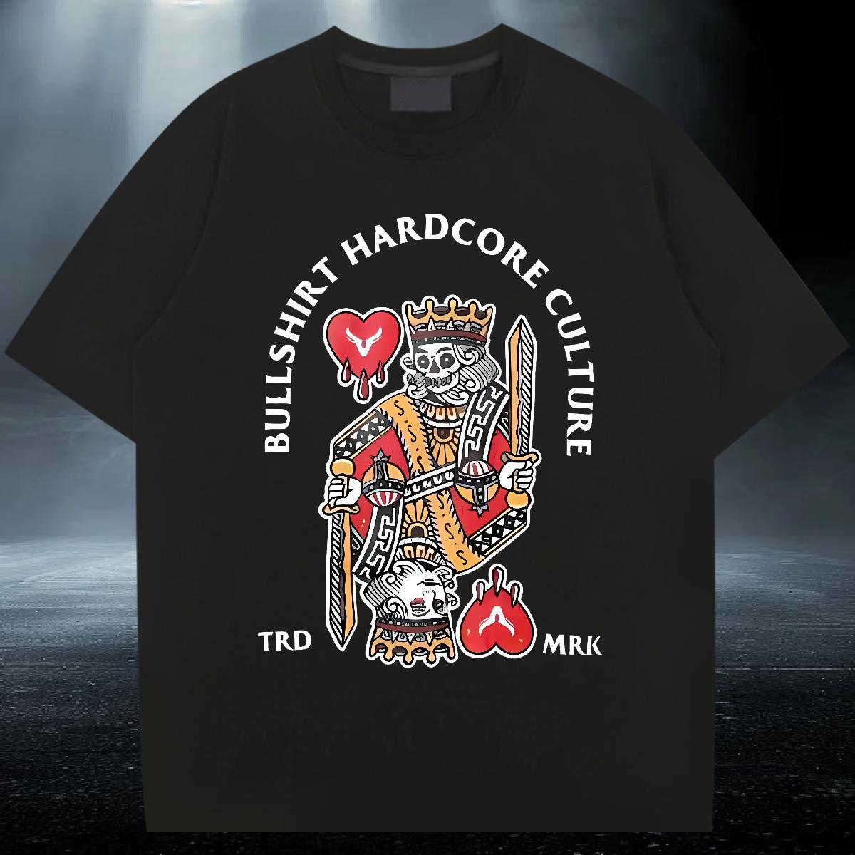 High Quality T Shirts Men fashion 230g 100% Cotton Sport O-Neck Short Sleeve Cotton Men Clothes T-Shirt 2024 Cartoon Printing S-4XL Clothings