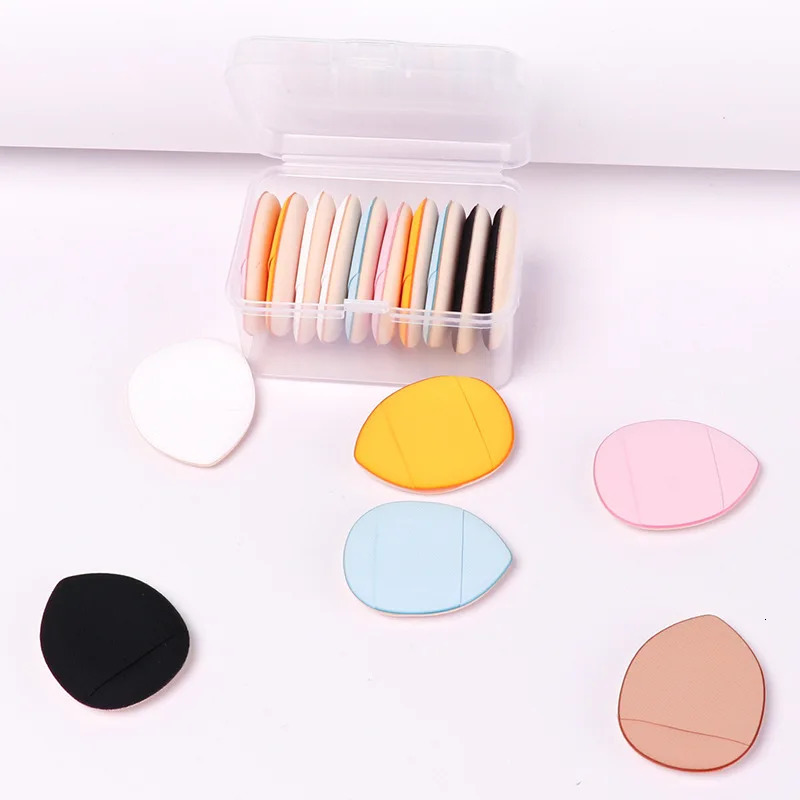 5/10 mini finger puff foundation make-up powder detailed makeup sponge face concealer mixed cosmetics accessories makeup tools 240715