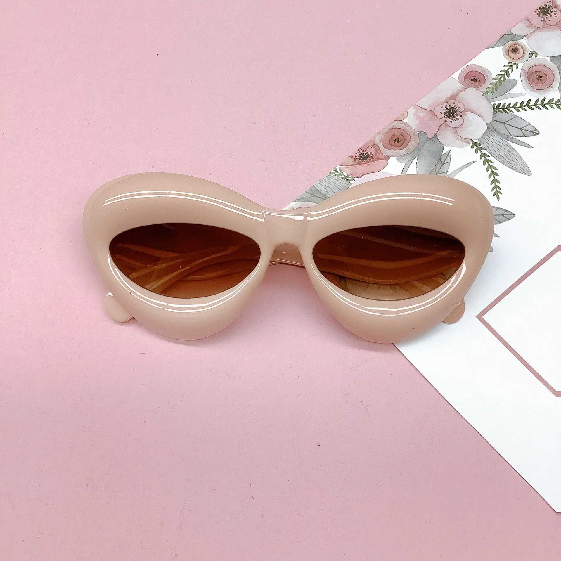Sunglasses 2023 new personalized childrens sunglasses candy color childrens sunglasses