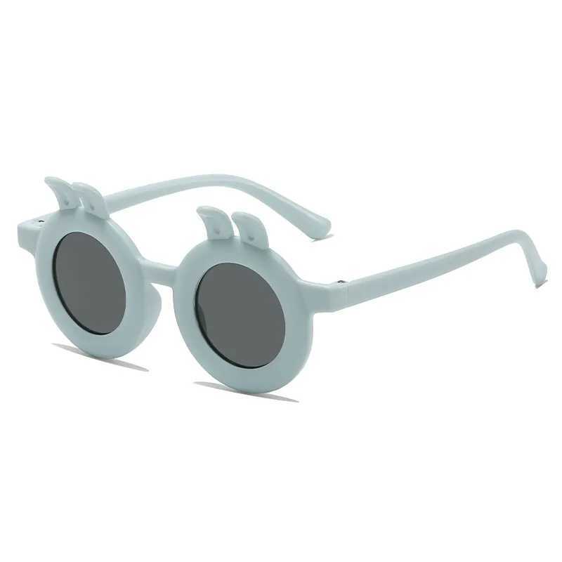 Sunglasses New Fashion Little Ear Rabbit Childrens Sunglasses Photography Ball Childrens Sunglasses Small Circle Baby Glasses