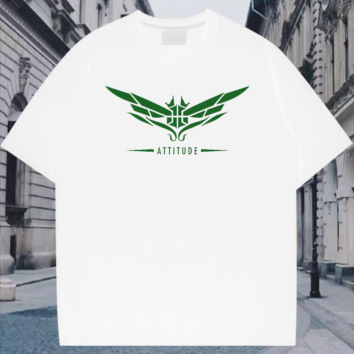 Casual New T-Shirts KOREAN 230g Cotton Graphic Tshirts Home Outdoor Crew Neck Cotton Breathable Loose Fit Tees