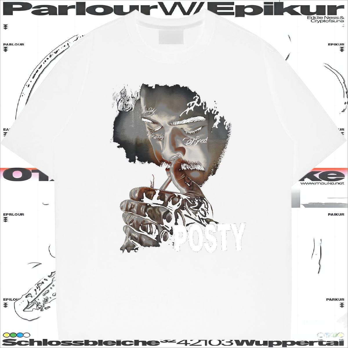 Fashion Designer T shirt ZCY-240626001 100% Cotton 230g DIY Spring Summer Tshirt for Man Woman Breathable Crew Neck Cool Design