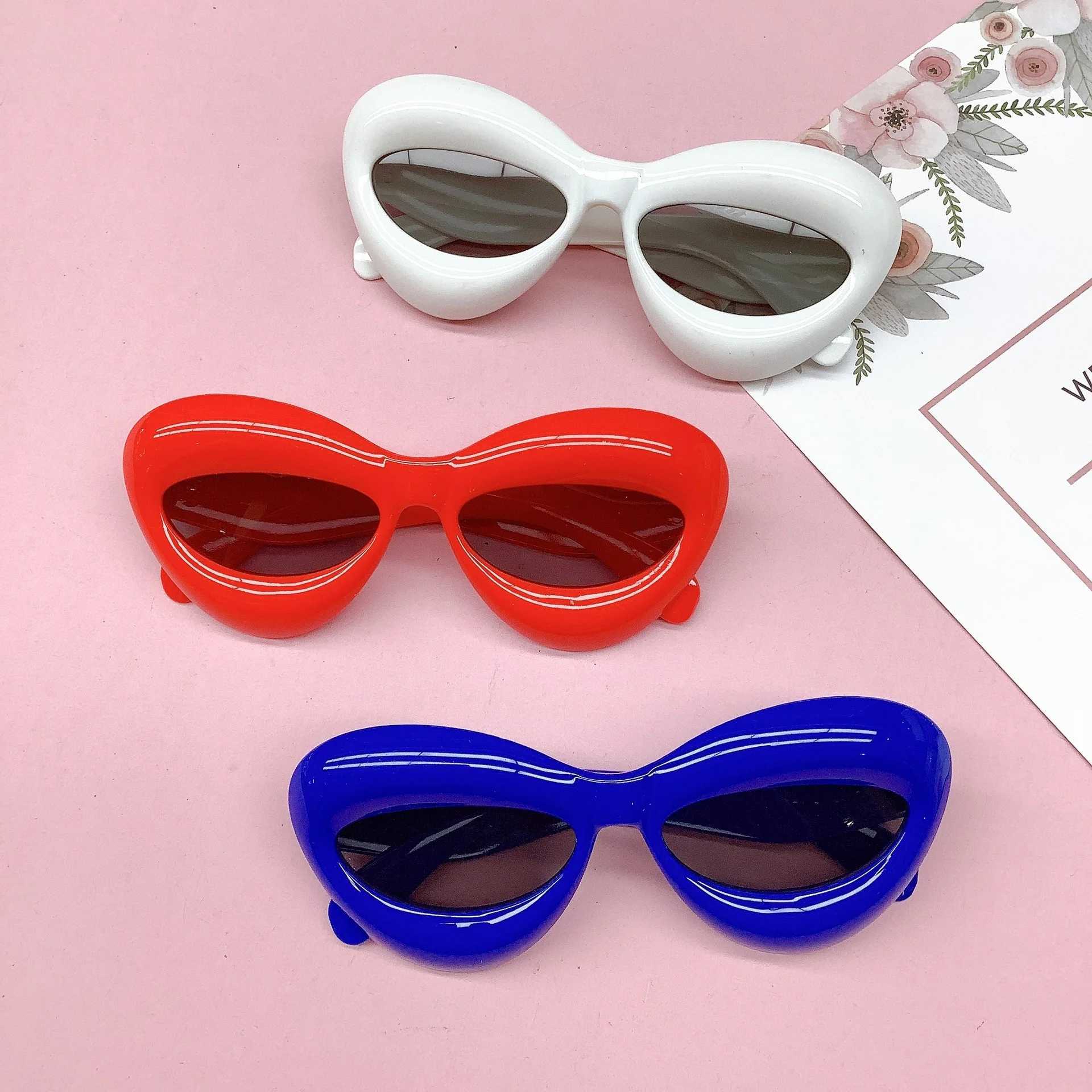 Sunglasses 2023 new personalized childrens sunglasses candy color childrens sunglasses
