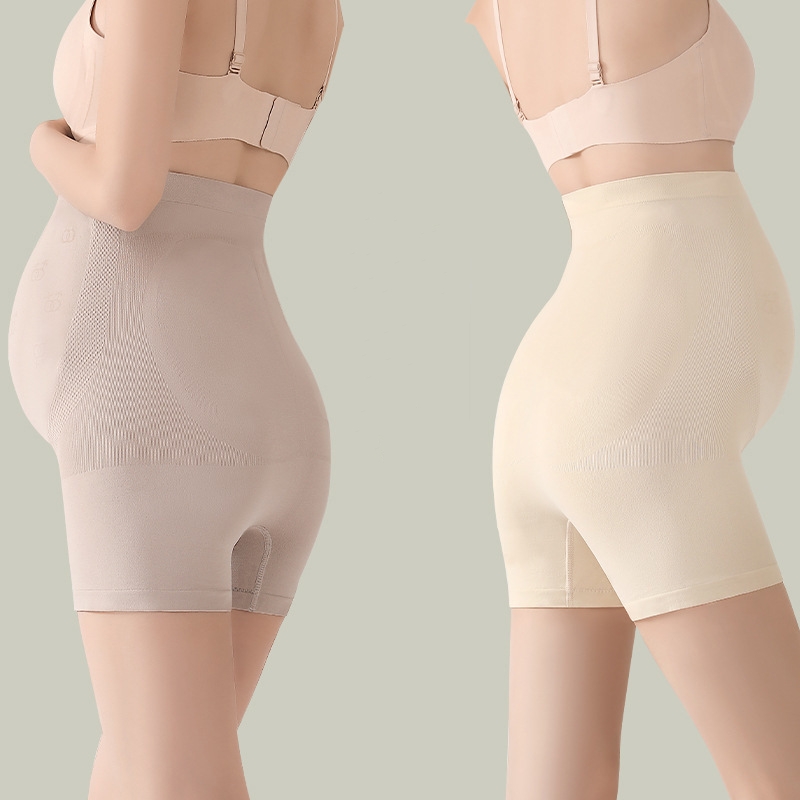 Summer New Maternity Safety Pants Flat Corners Pant Flat Corner Pregnancy Waist Support High Waist Underwear