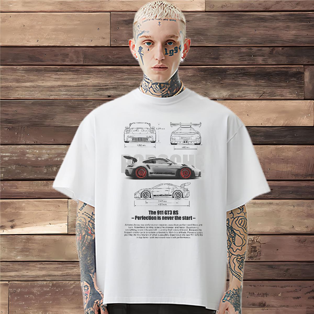 Unisex Men Tees fashion 230g 100% Cotton Cotton Breathable Soft Hip Hop Street T shirt Plus Size Cartoon Fashion Designer Tops