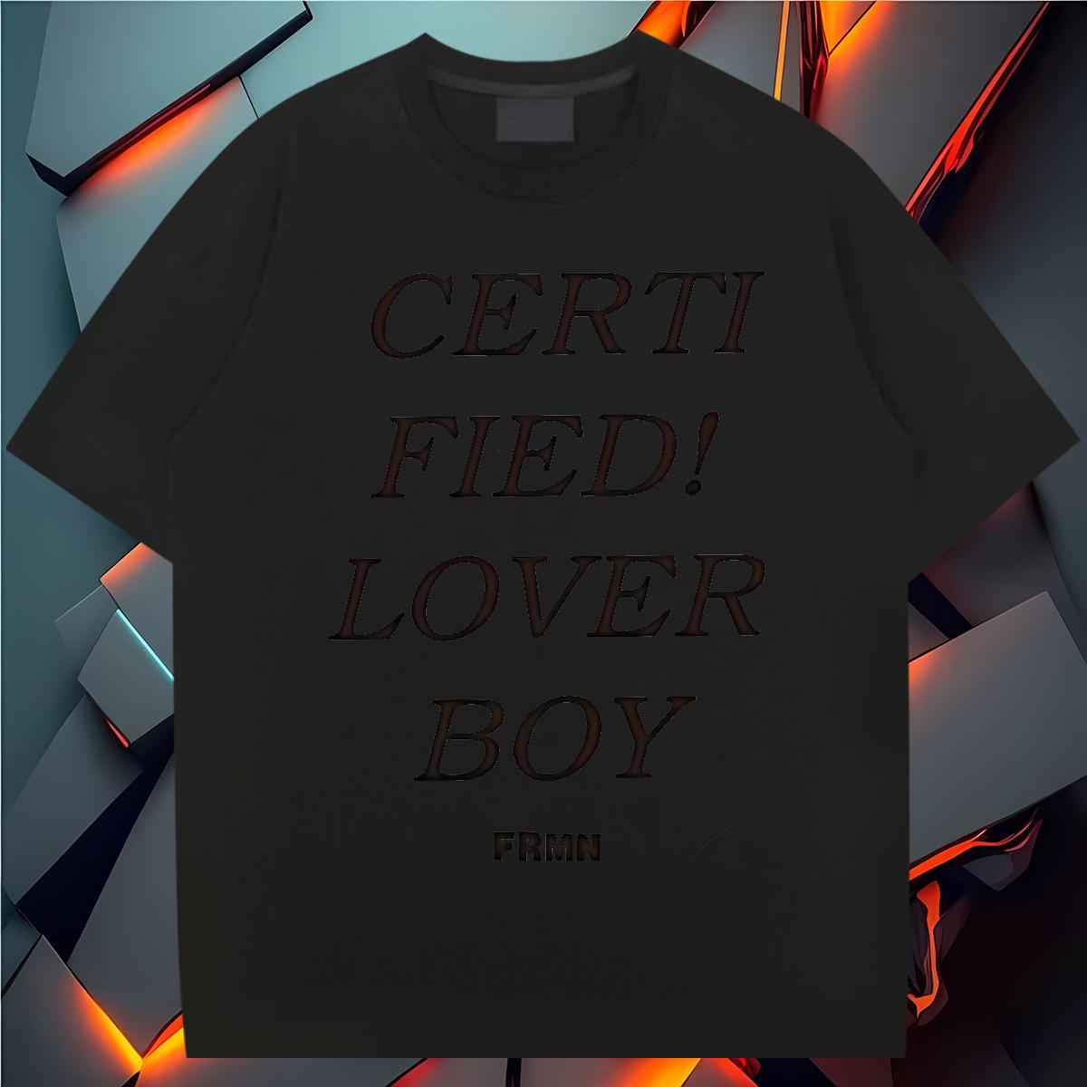 2024 Designer Man T Shirts fashion 230g 100% Cotton Skull Tshirt for Man Woman Sports Casual Crew Neck Cotton Brand Tops Tees